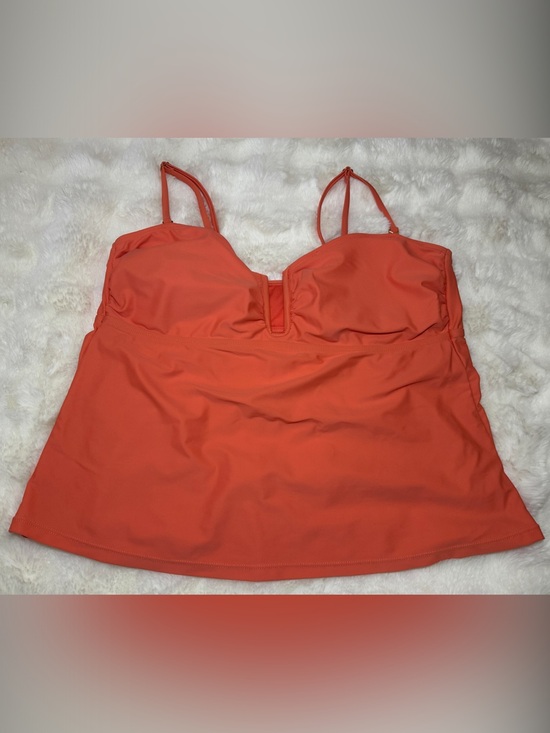 Time and Tru Other - Time and Tru Orange Tankini Top